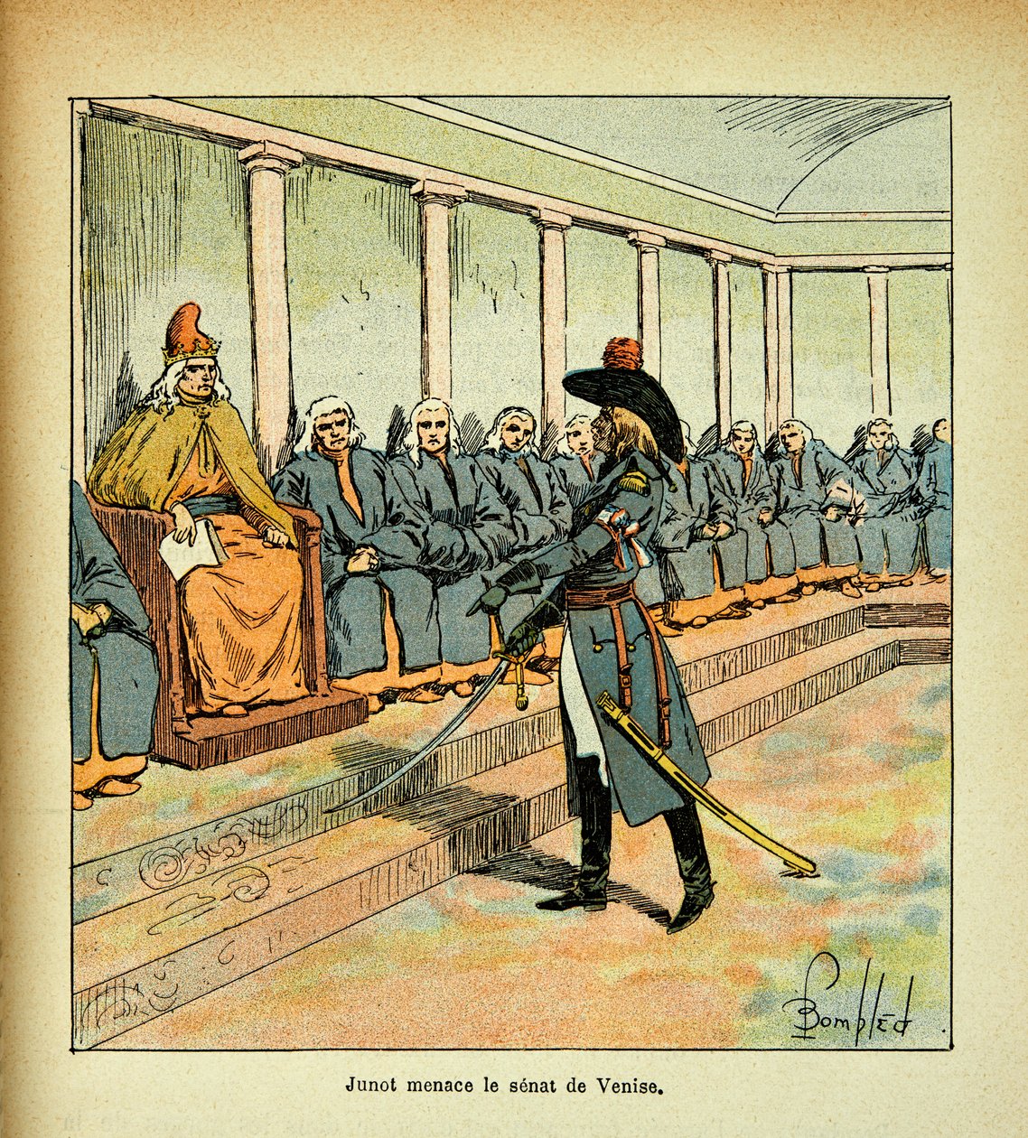 Illustrazione di Louis Bombled (1862-1927) dal libro 