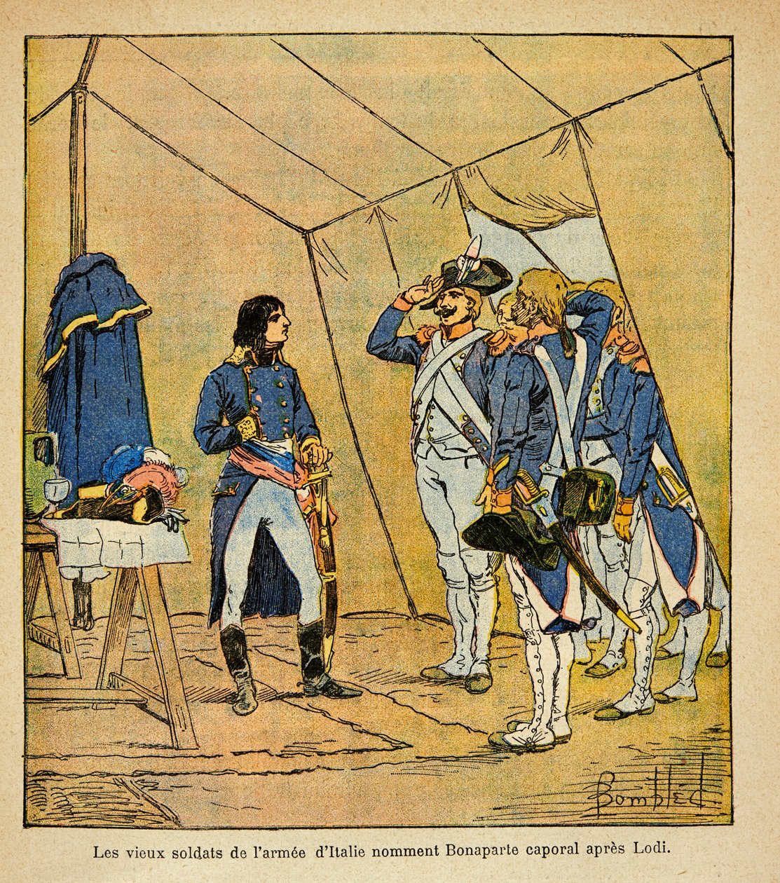 Illustrazione di Louis Bombled (1862-1927) dal libro "Il Memoriale di Sant