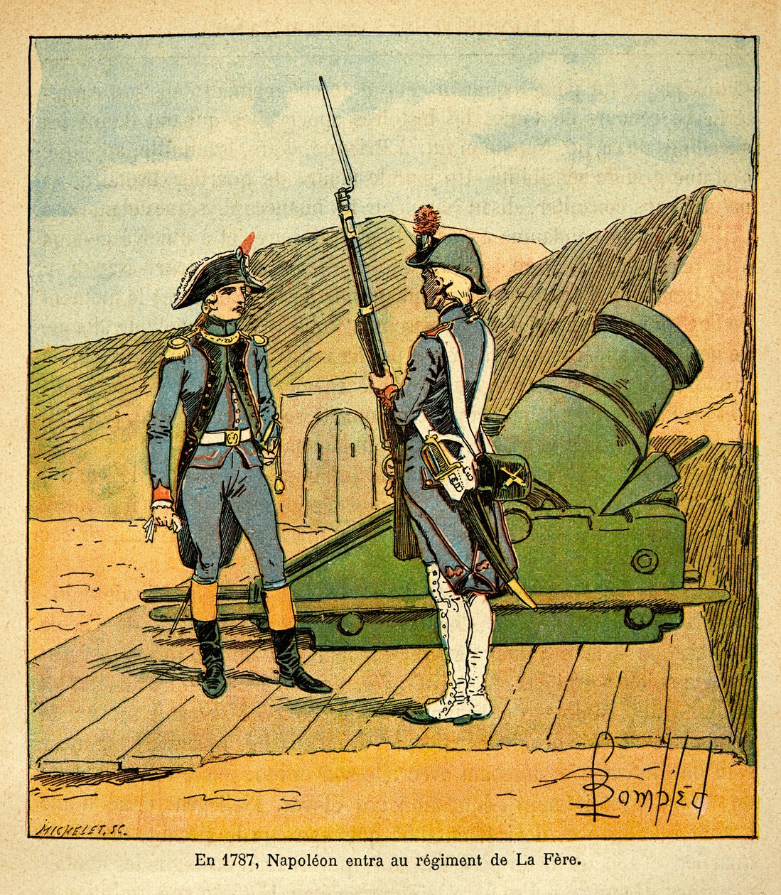 Illustrazione di Louis Bombled (1862-1927) dal libro "Il Memoriale di Sant