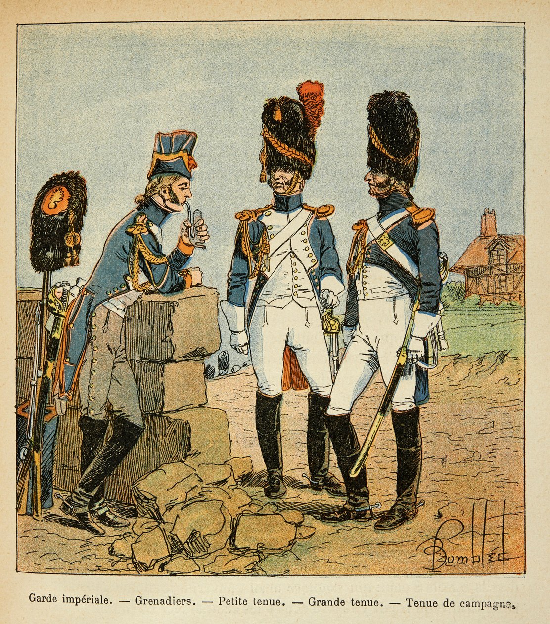 Illustrazione di Louis Bombled (1862-1927) dal libro "Il Memoriale di Sant