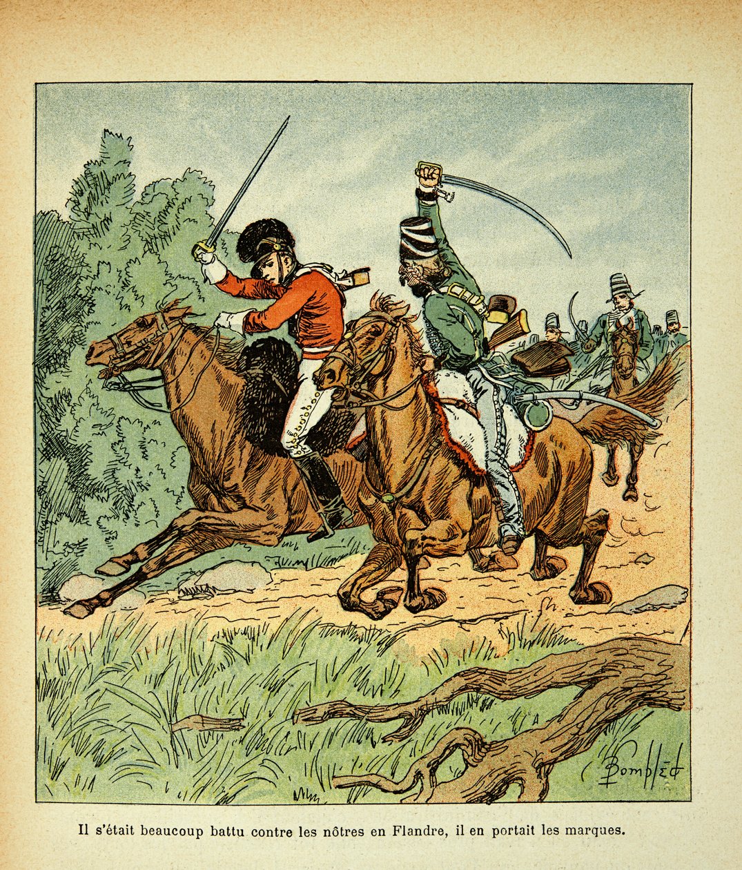 Illustrazione di Louis Bombled (1862-1927) dal libro 