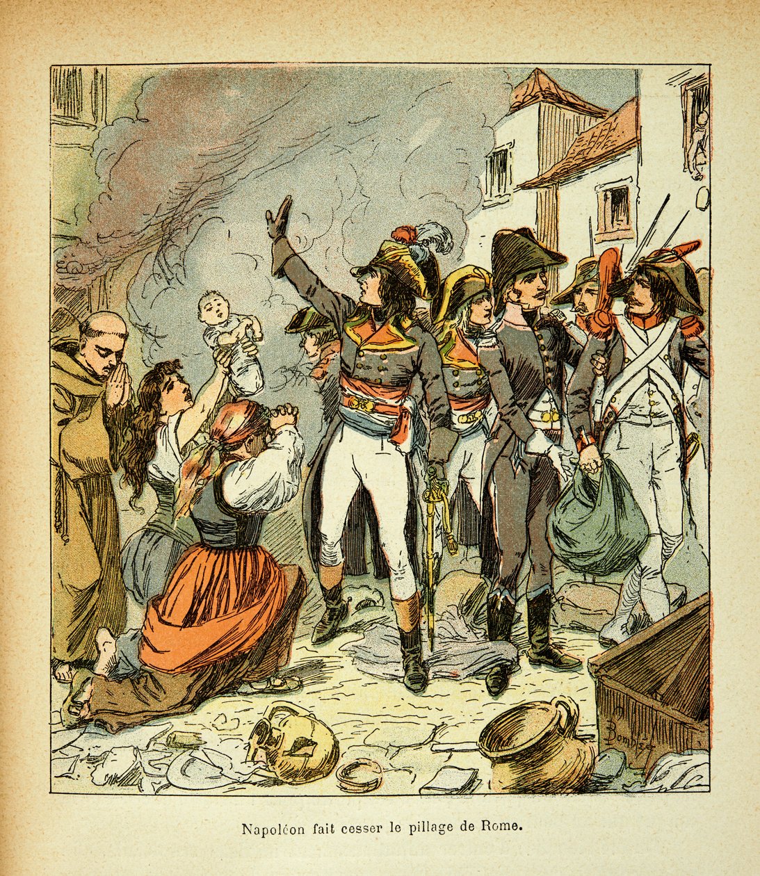 Illustrazione di Bombled Louis dal libro "Il Memoriale di Sant