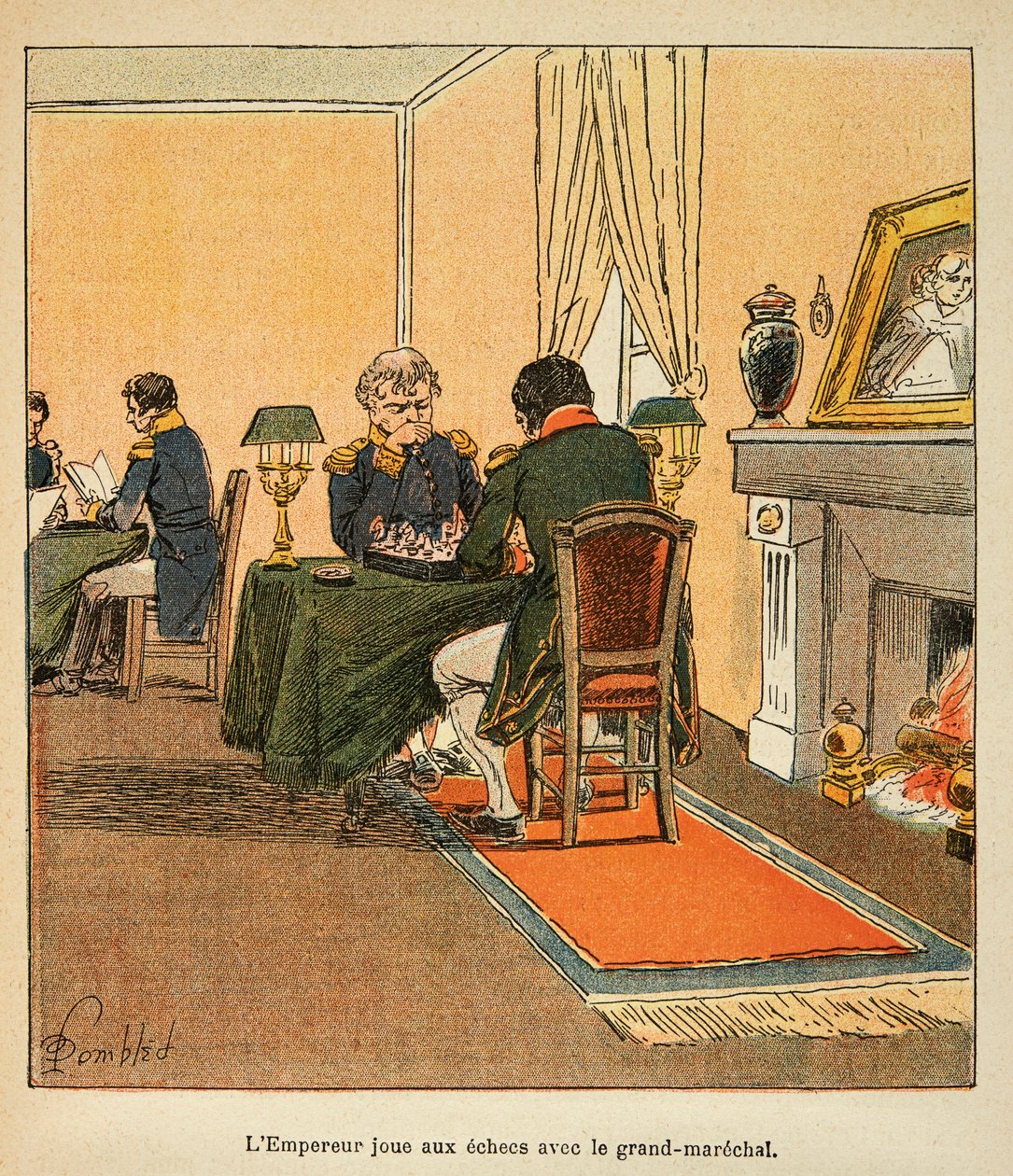 Illustrazione di Louis Bombled (1862-1927) dal libro "Il Memoriale di Sant