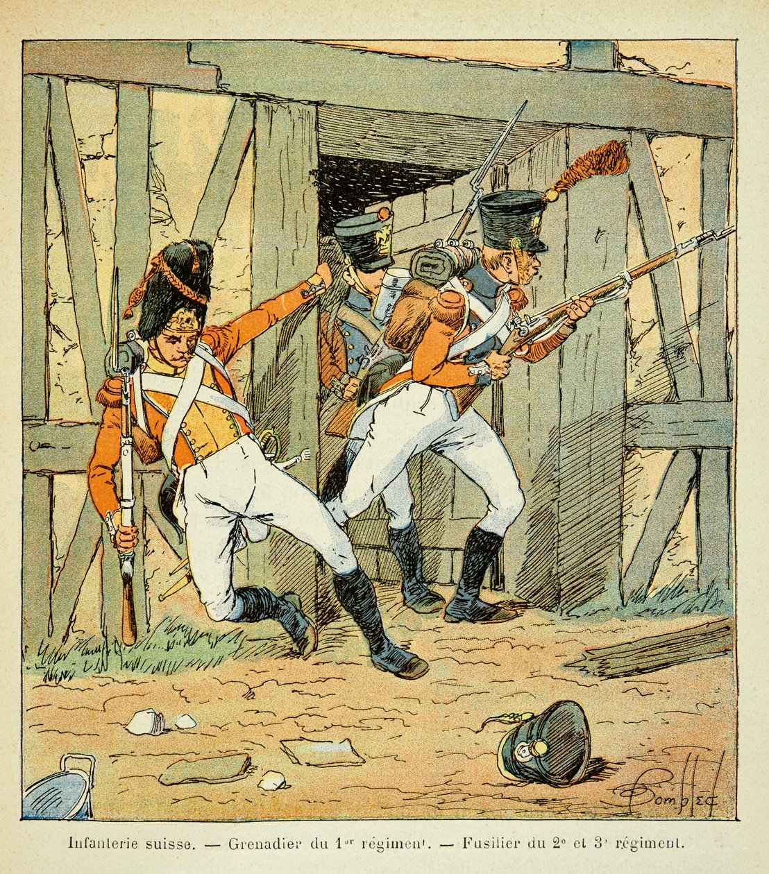 Illustrazione di Louis Bombled dal libro 