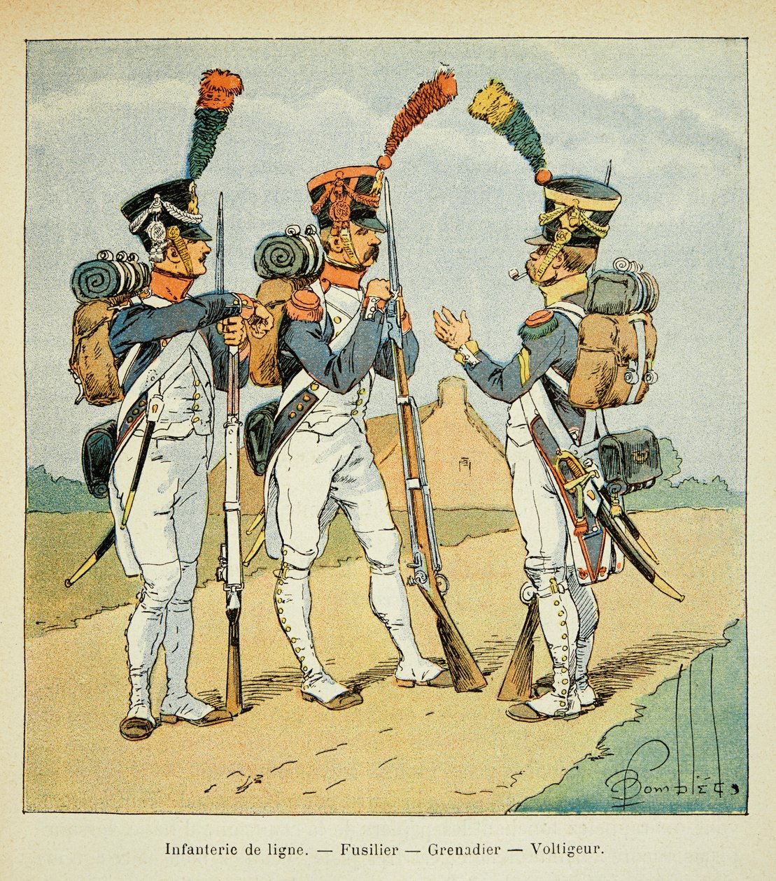 Illustrazione di Louis Bombled dal libro 