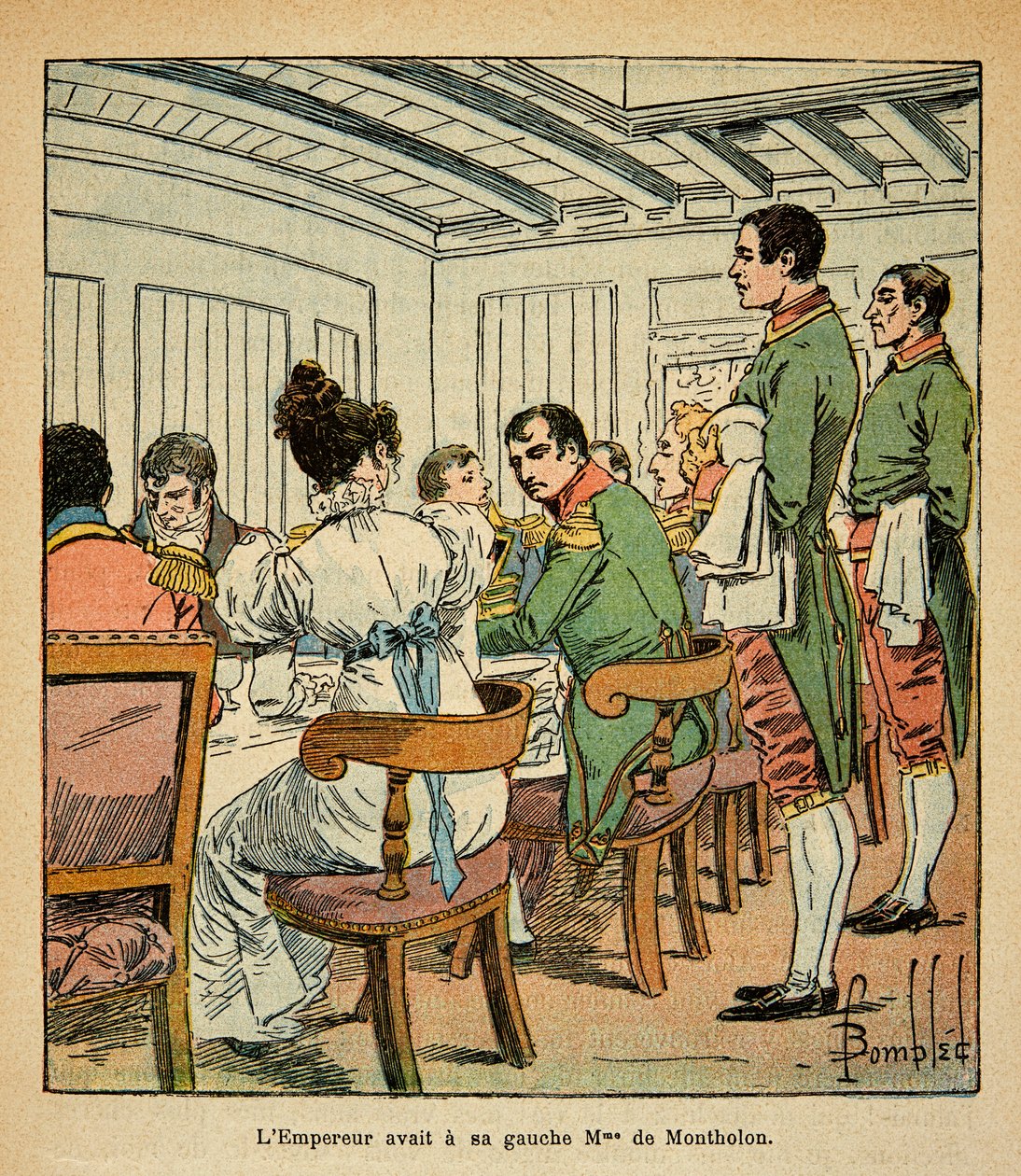 Illustrazione di Bombled Louis dal libro "Il Memoriale di Sant