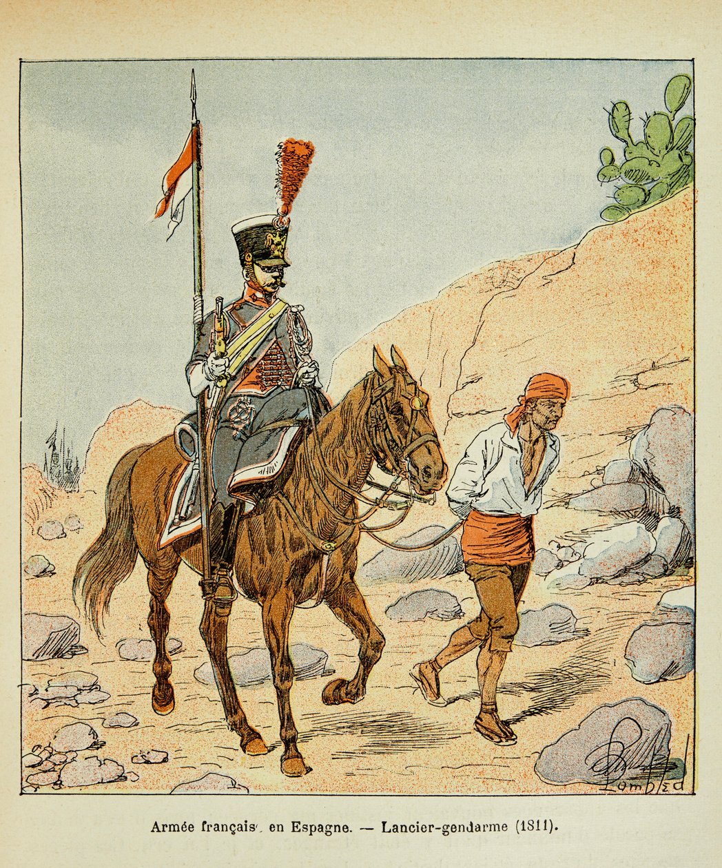 Illustrazione di Bombled Louis dal libro "Il Memoriale di Sant