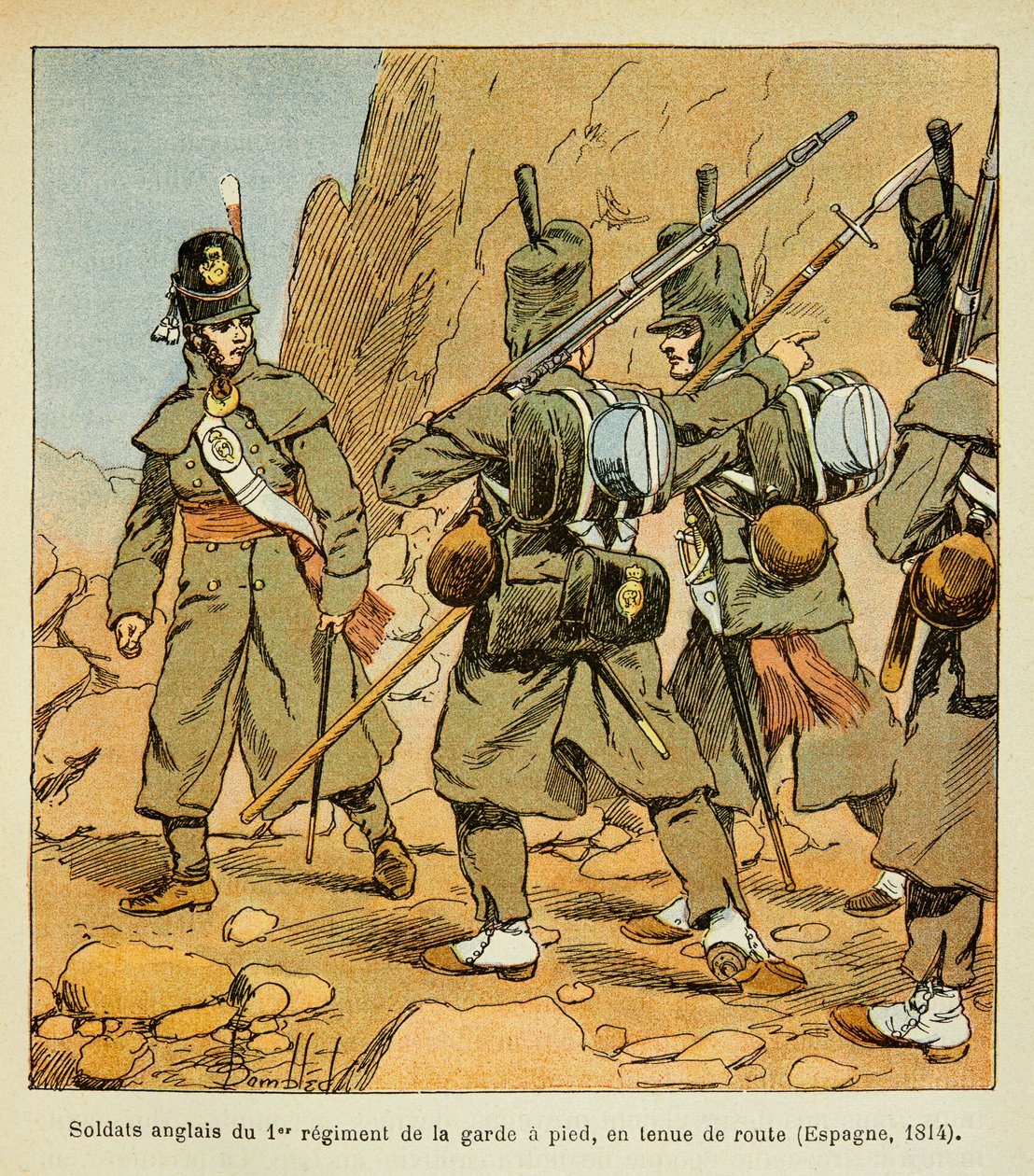 Illustrazione di Bombled Louis dal libro "Il Memoriale di Sant