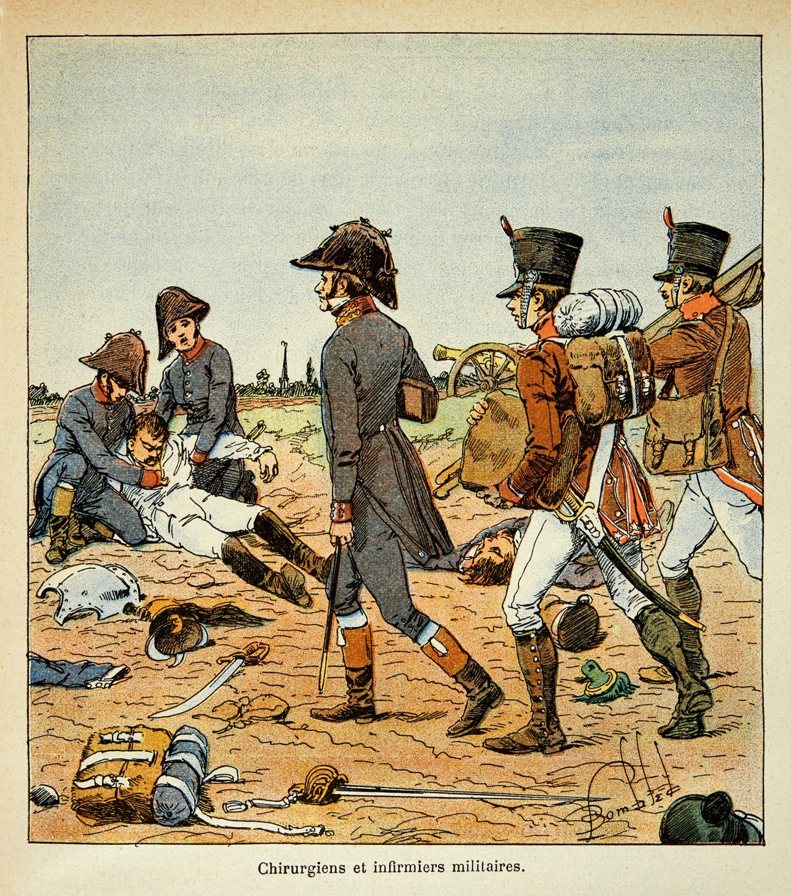 Illustrazione di Bombled Louis dal libro "Il Memoriale di Sant