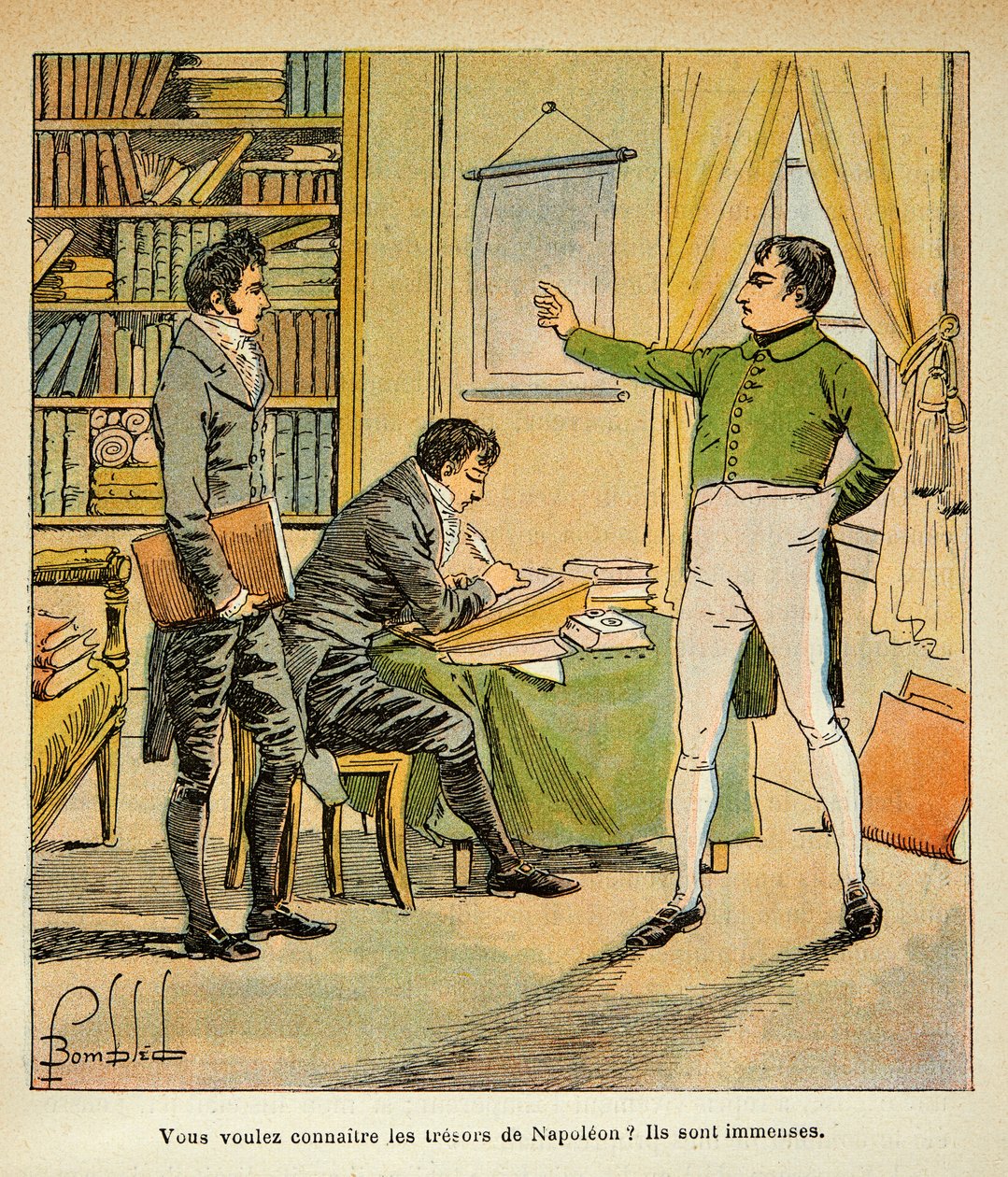 Illustrazione di Bombled Louis dal libro "Il Memoriale di Sant