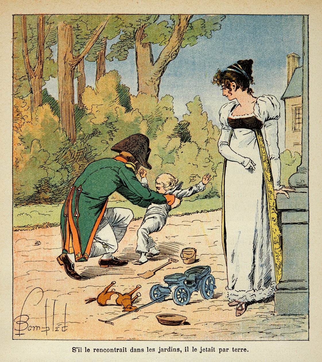 Illustrazione di Bombled Louis dal libro "Il Memoriale di Sant
