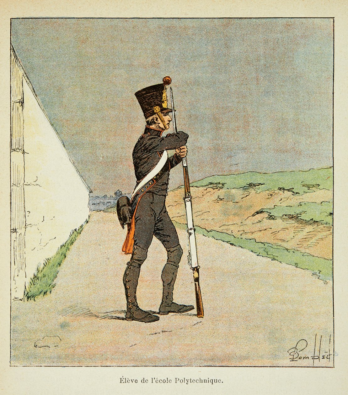 Studente della Scuola Politecnica, Collezione Privata da Louis Charles Bombled