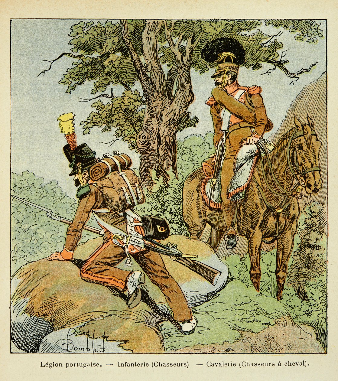 Illustrazione di Bombled Louis (1862-1927) dal libro 