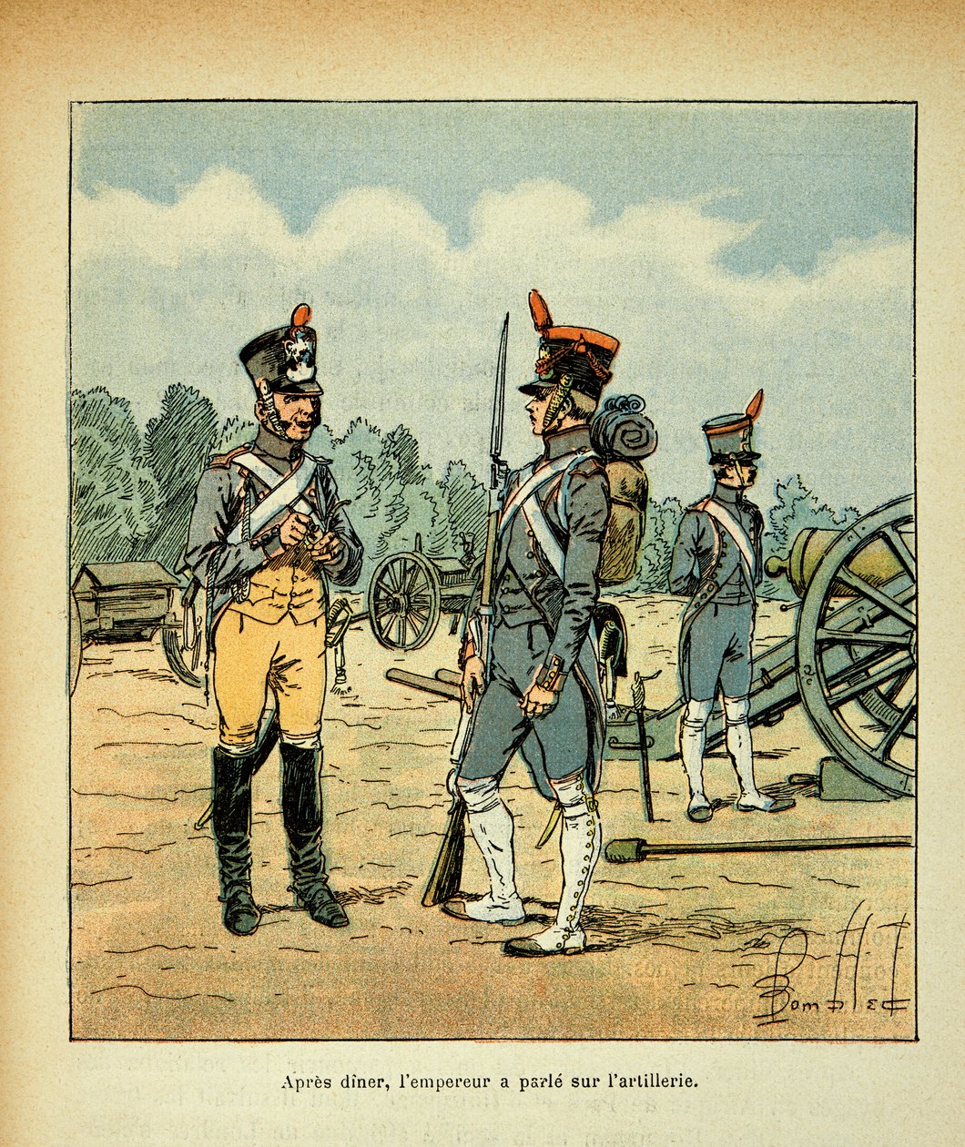 Illustrazione di Louis Bombled (1862-1927) dal libro 