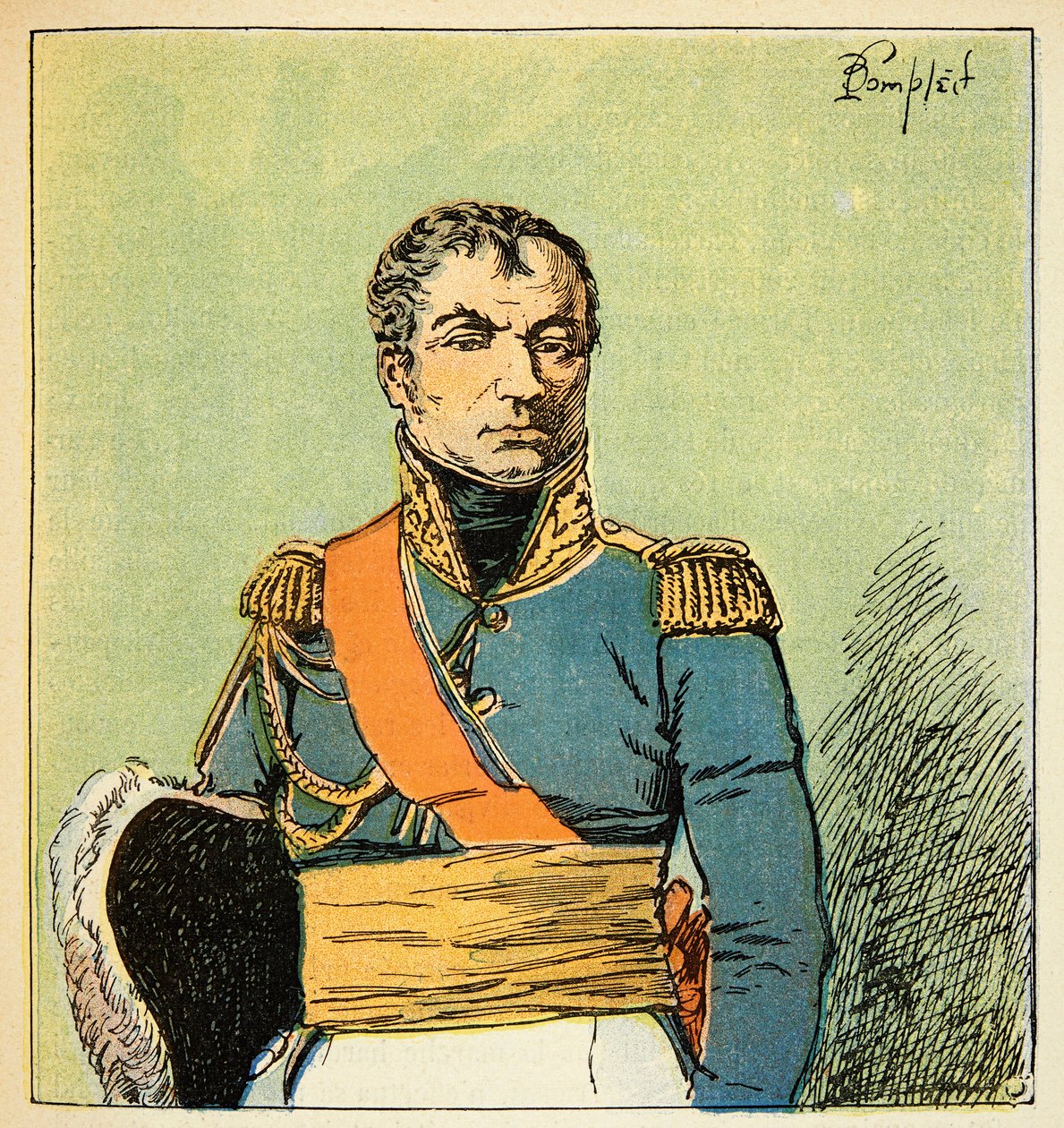 Illustrazione di Louis Bombled (1862-1927) dal libro "Il Memoriale di Sant