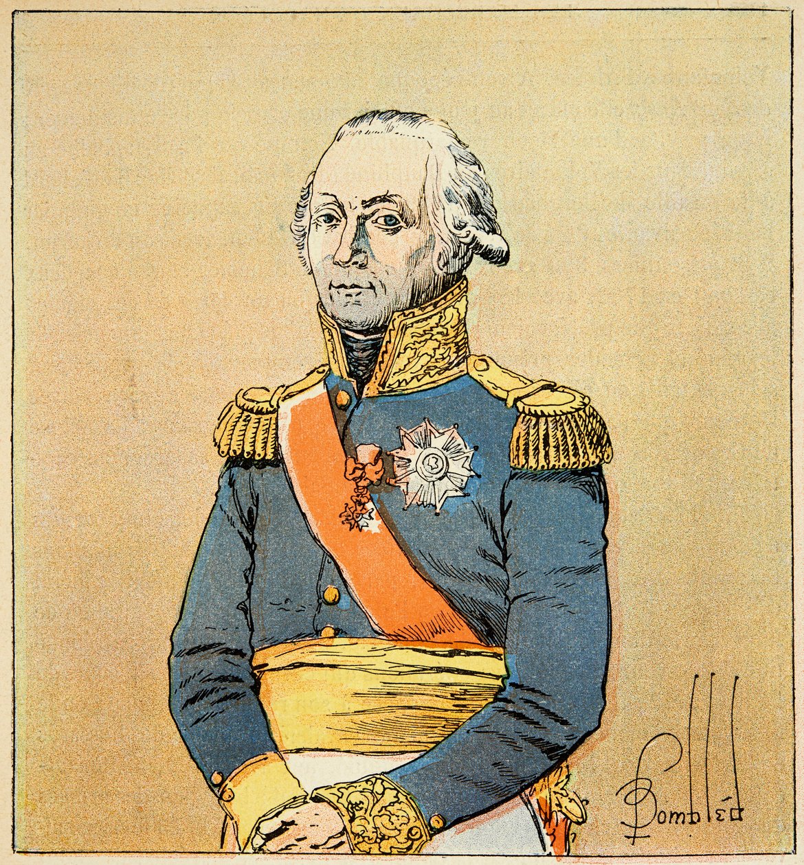 Illustrazione di Louis Bombled (1862-1927) dal libro "Il Memoriale di Sant