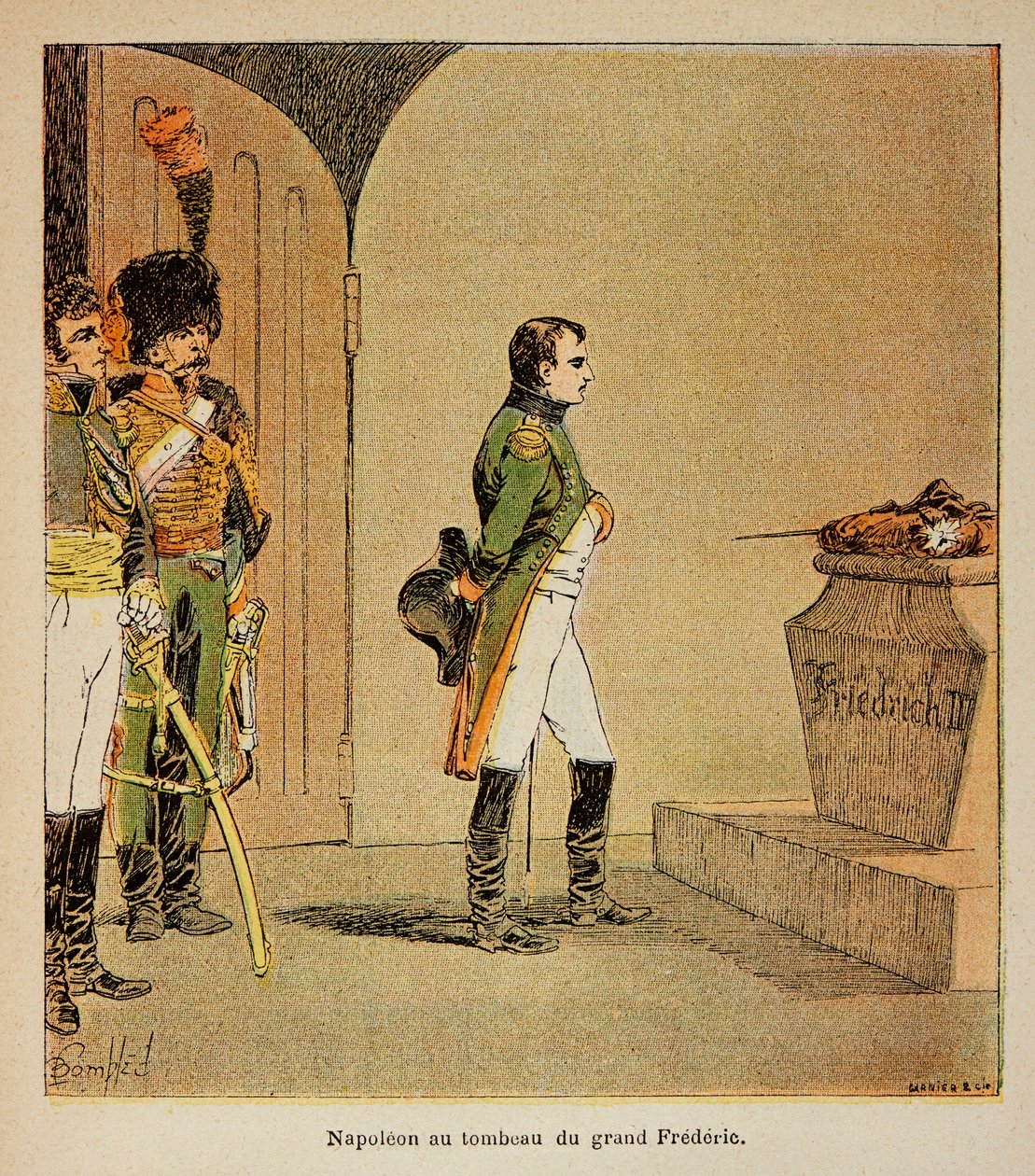 Illustrazione di Louis Bombled (1862-1927) dal libro “Il Memoriale di Sant