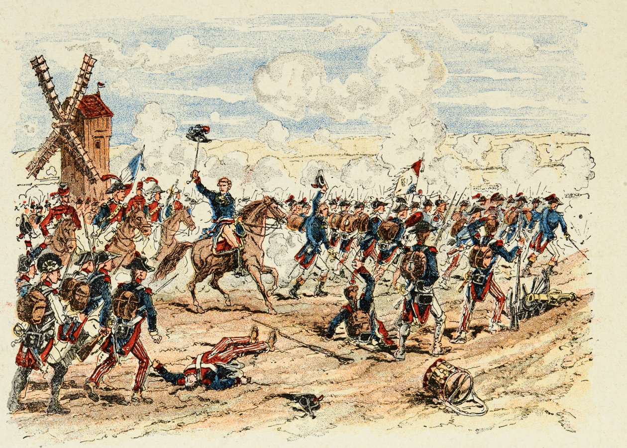 Illustrazione tratta dal libro "Gli eroi del secolo", racconti aneddotici di Dick de Lonlay e illustrata da Louis Bombled (1862-1927) da Louis Charles Bombled