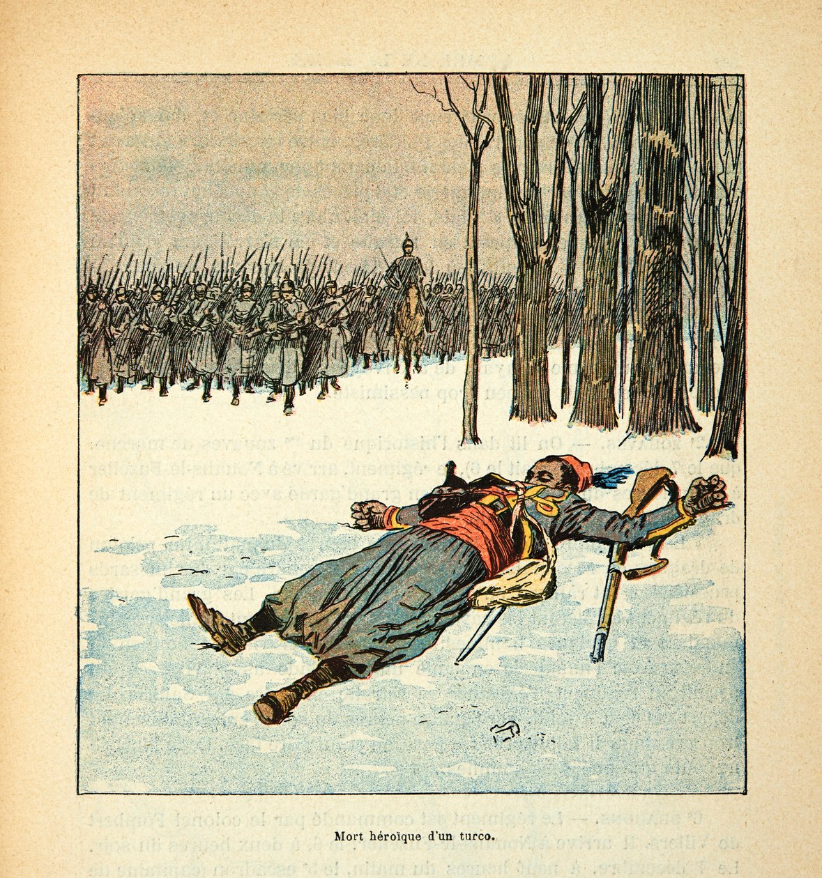 Morte eroica di un turco in dicembre 1870, Collezione privata da Louis Charles Bombled