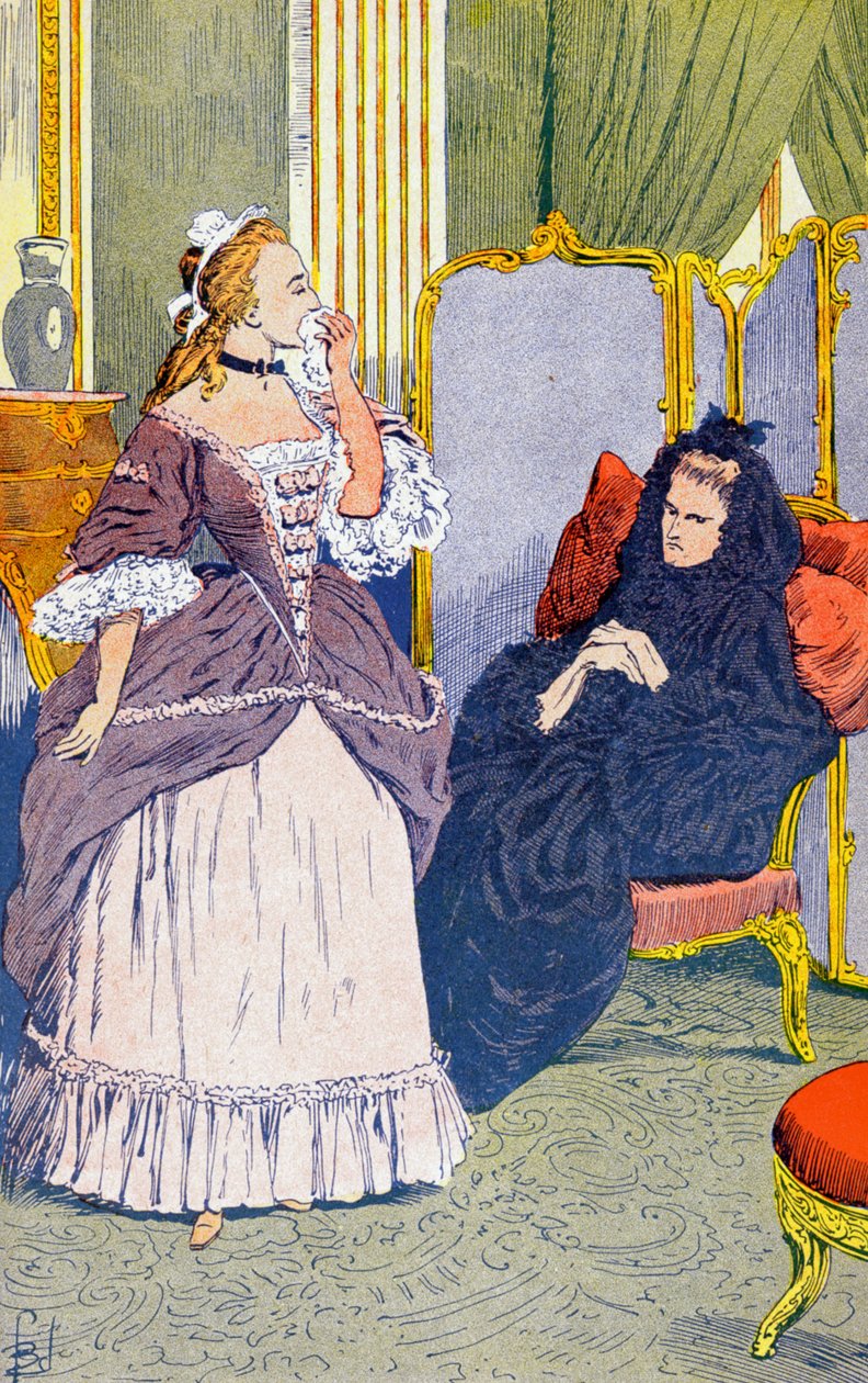 Signora di Lussemburgo e la Principessa di Robecq da Louis Charles Bombled