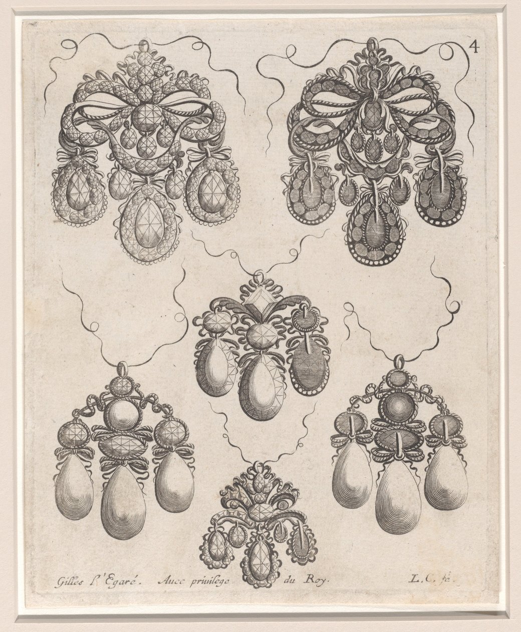 Disegno per Pendenti, Tavola 4 da 