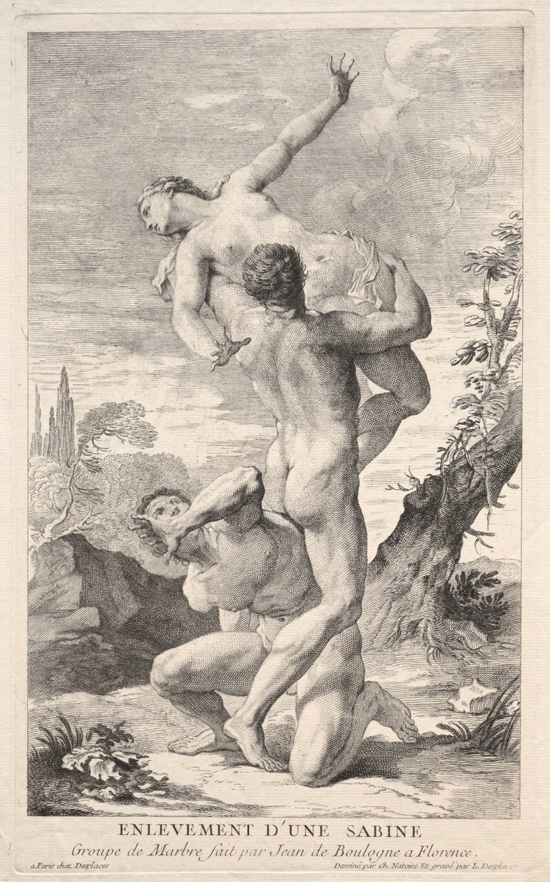 Ratto delle Sabine da Louis Desplaces