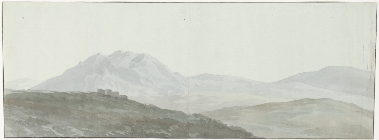 Vista delle cime degli Appennini da Louis Ducros