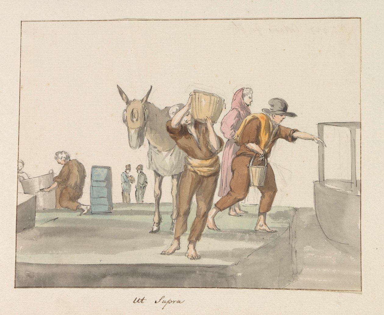Costume di Gozo (Voyage en Italie, en Sicile et à Malte - 1778) da Louis Ducros