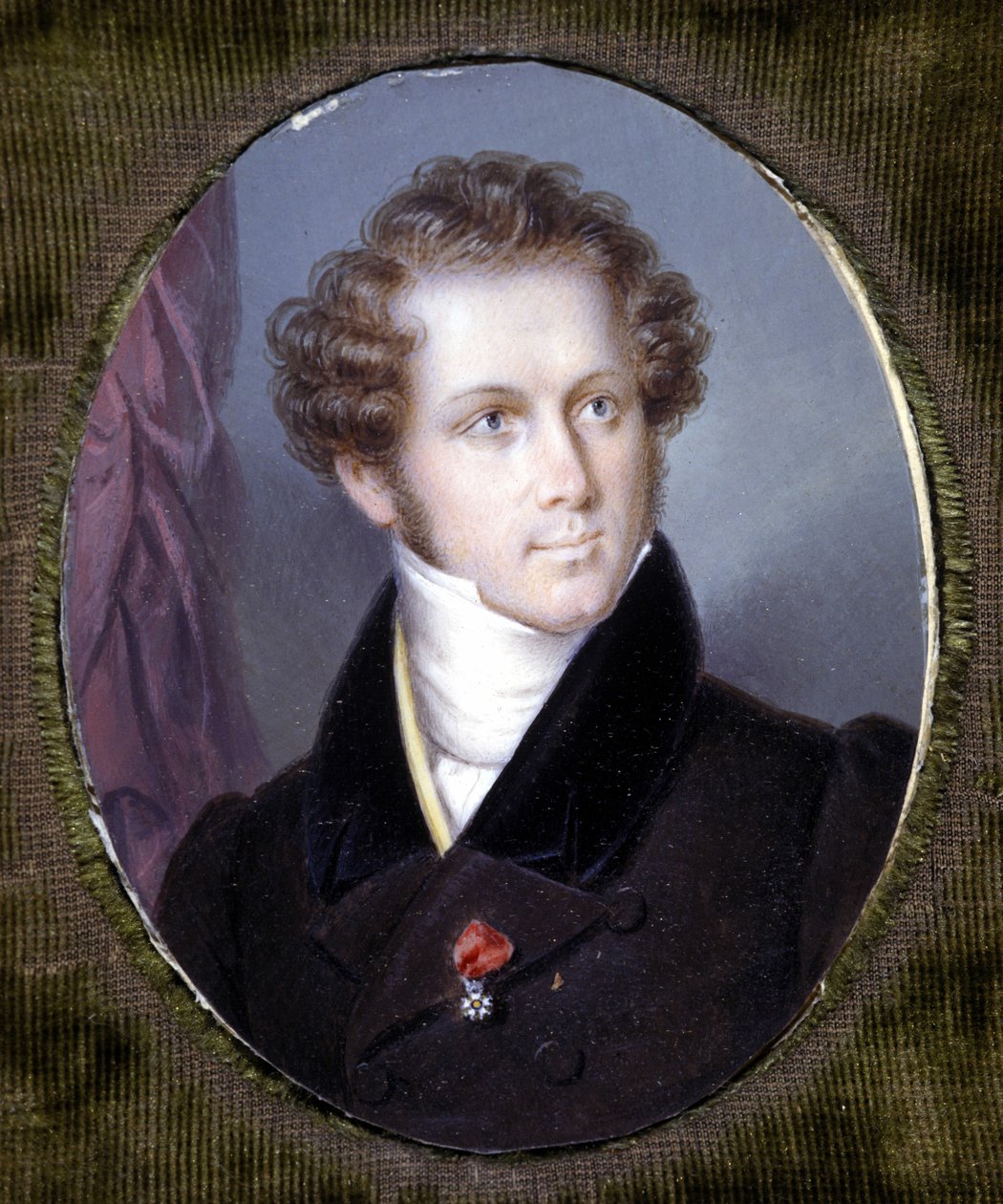 Ritratto di Vincenzo Bellini (1801 - 1835). Miniatura di Dupré. Museo della Scala. Milano da Louis Dupré