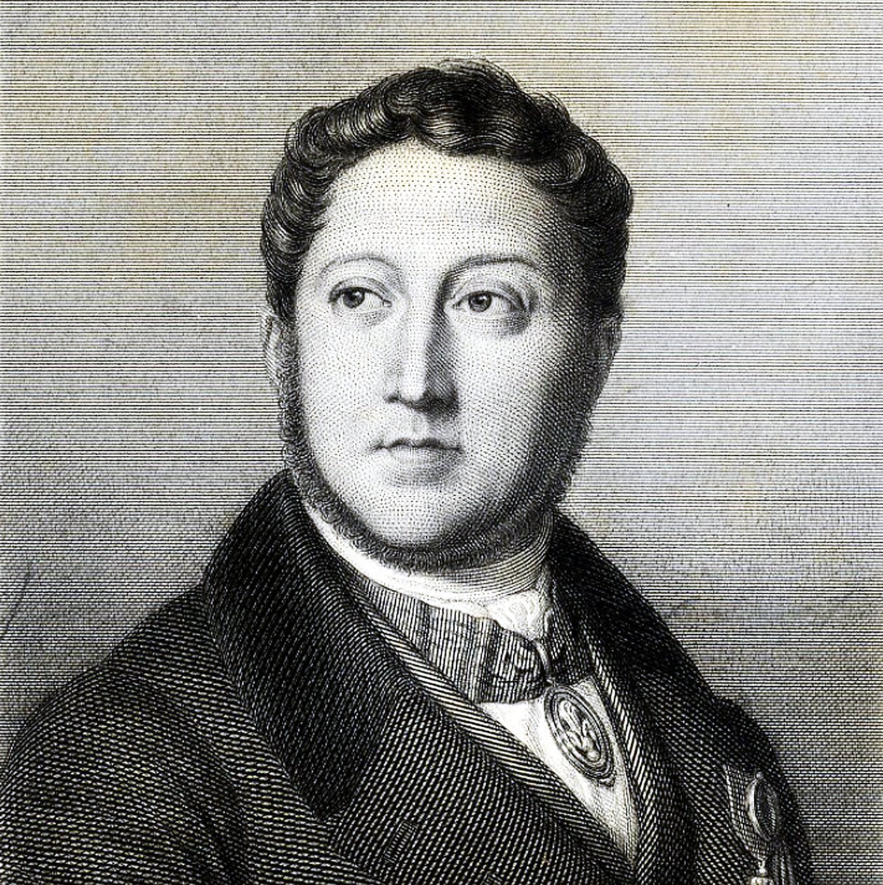Ritratto del compositore Gioachino Antonio Rossini 1792-1868 da Louis Dupré