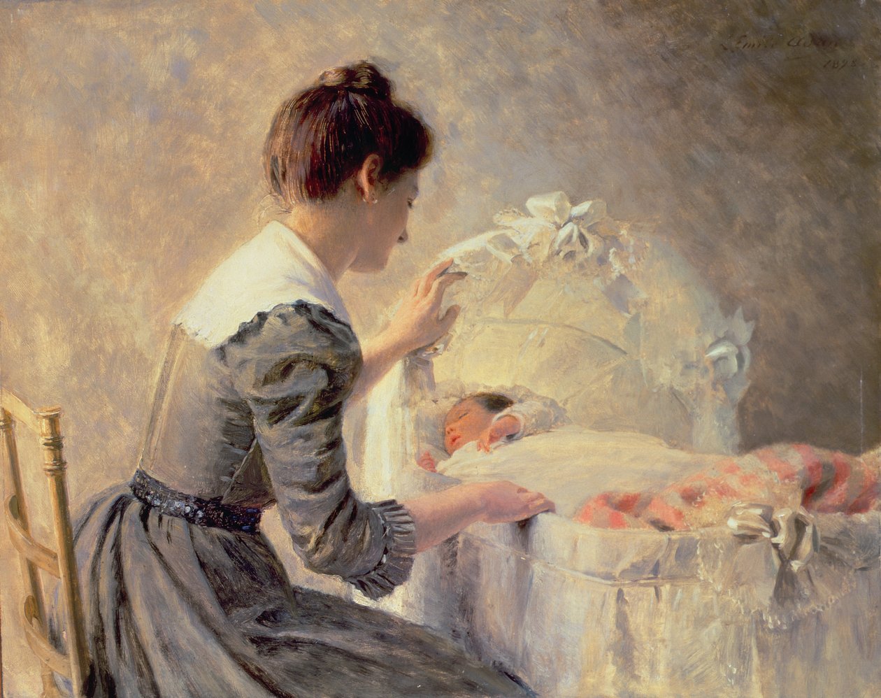 Maternità, 1898 da Louis Emile Adan