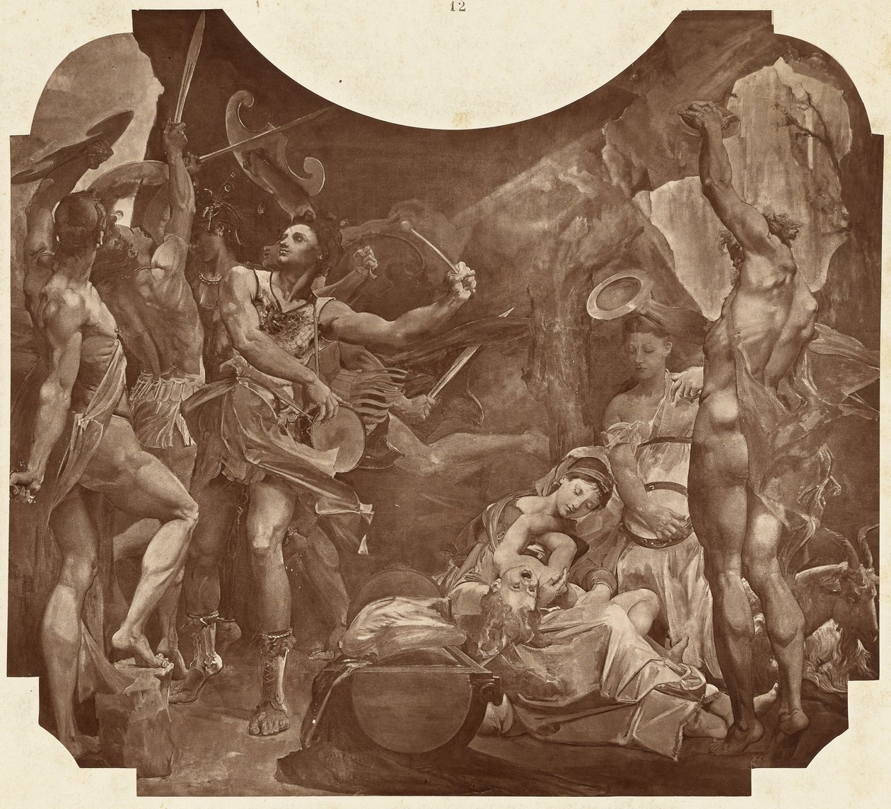 Giove e i Coribanti da Louis Emile Durandelle