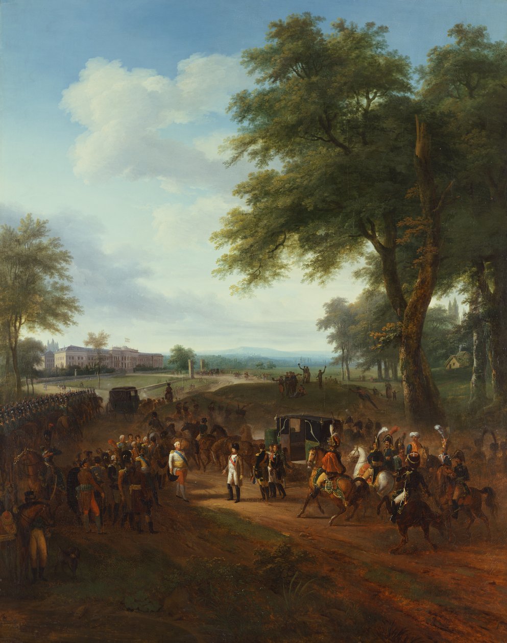 Napoleone ricevuto da Federico Duca di Württemberg, 2 ottobre da Louis Etienne Watelet