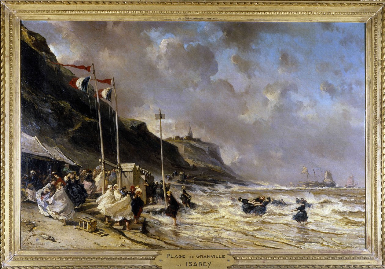 Granville Beach da Louis Eugene Gabriel Isabey