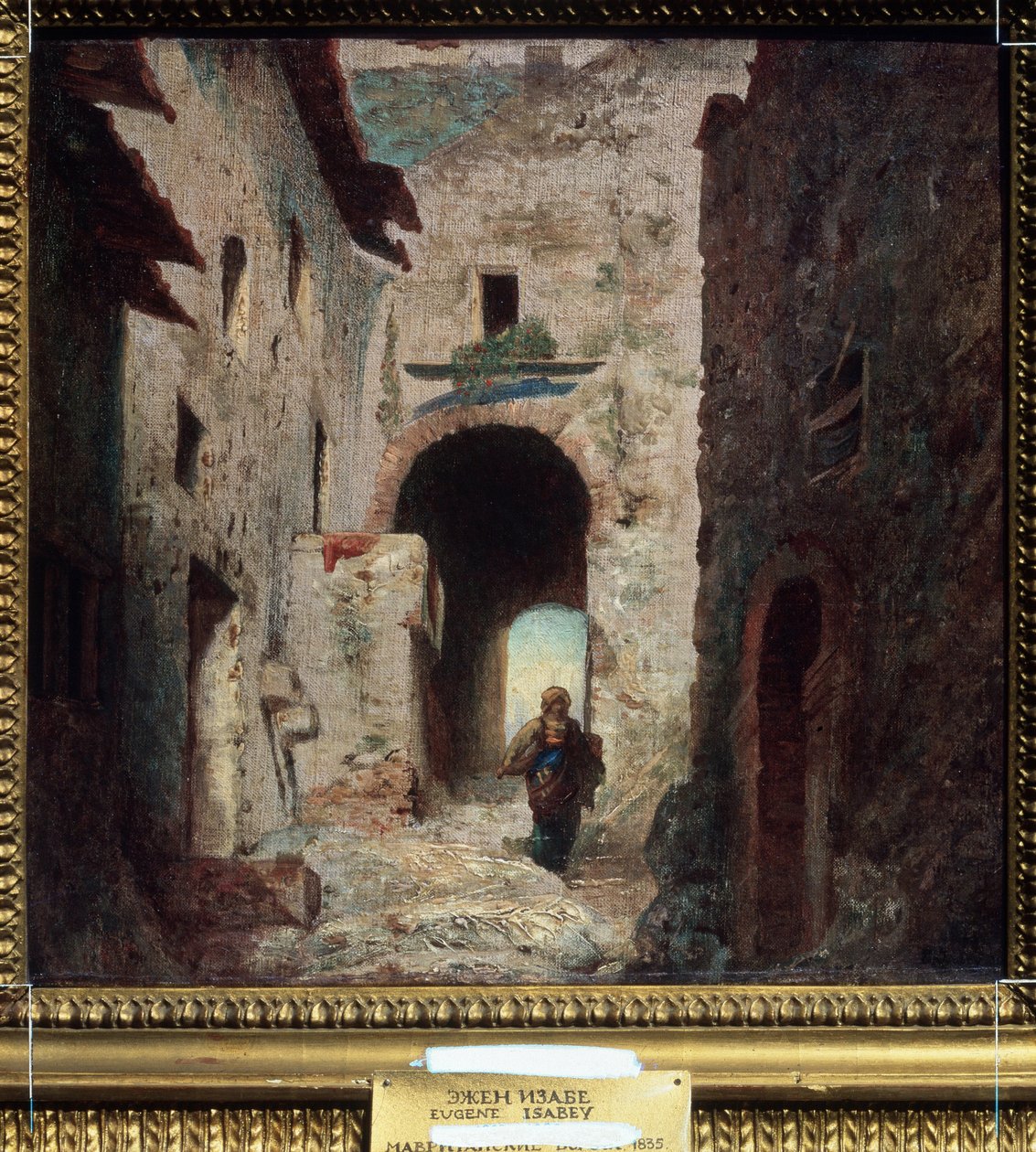 La porta moresca da Louis Eugene Gabriel Isabey