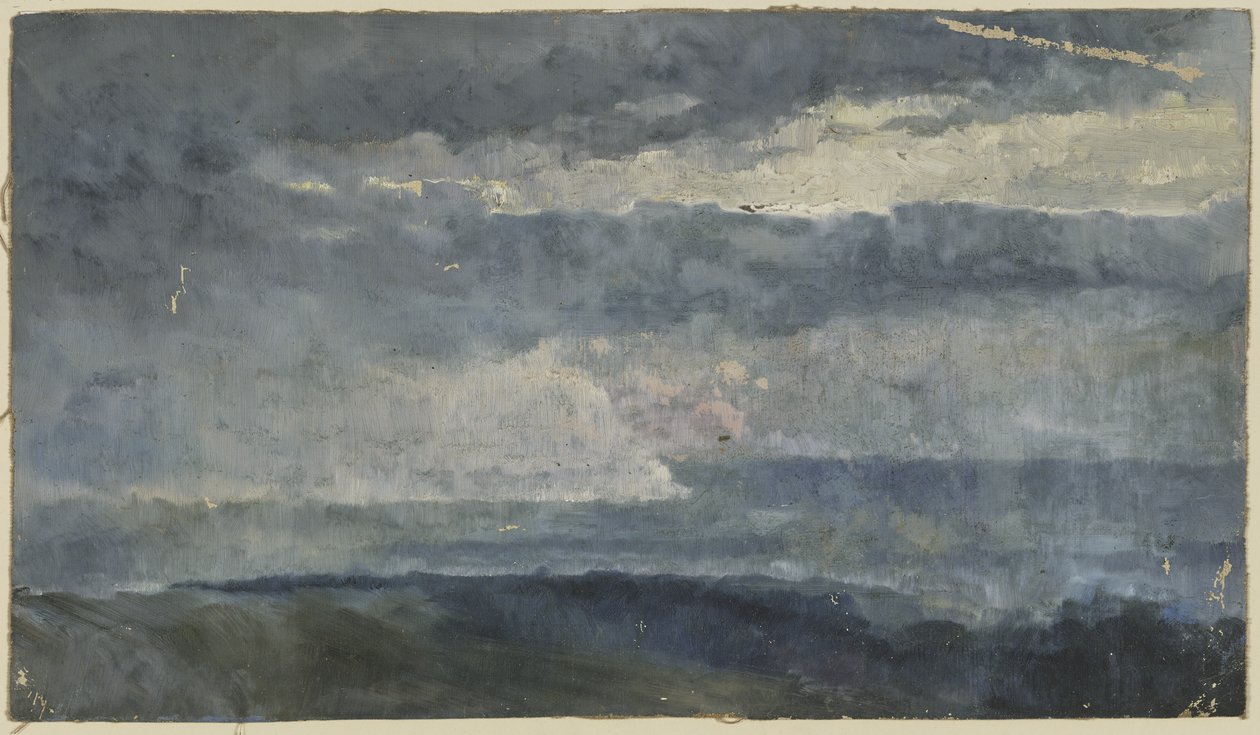 Studio a olio (nuvole) da Louis Eysen