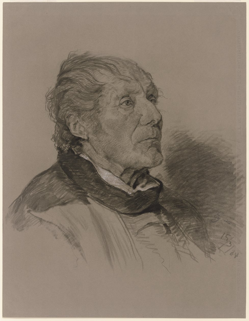Ritratto di un vecchio da Louis Eysen