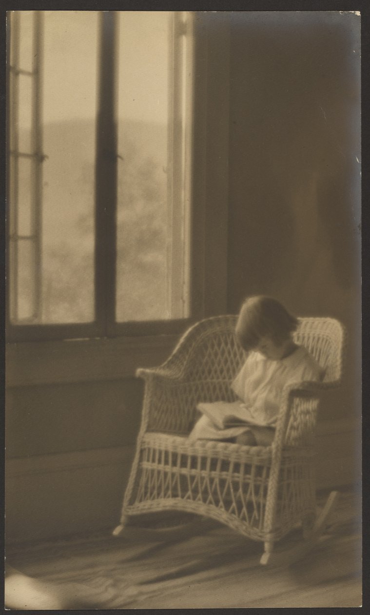 [Bambino su una sedia] da Louis Fleckenstein