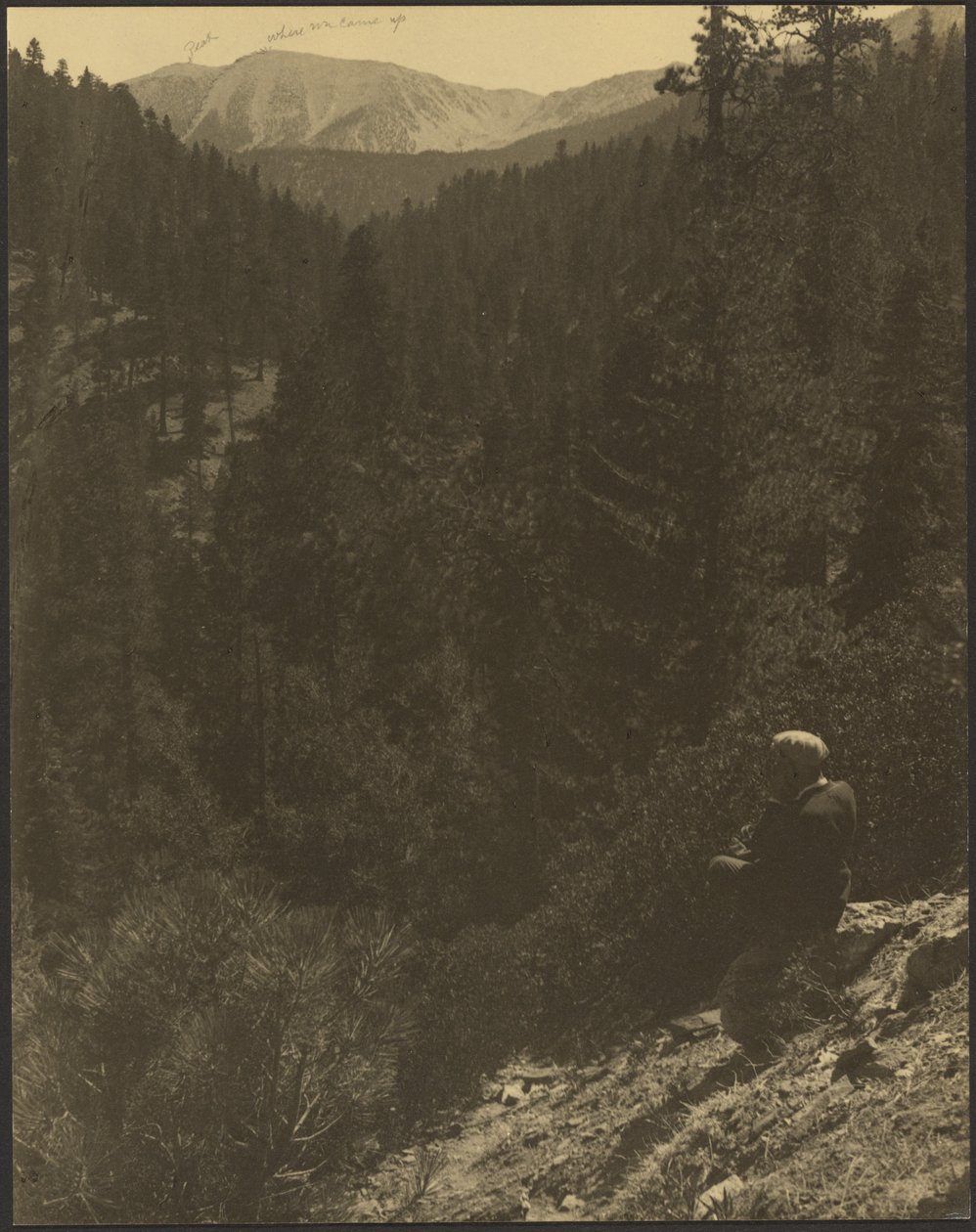 Vista in lontananza del Monte Gorgonio da Louis Fleckenstein