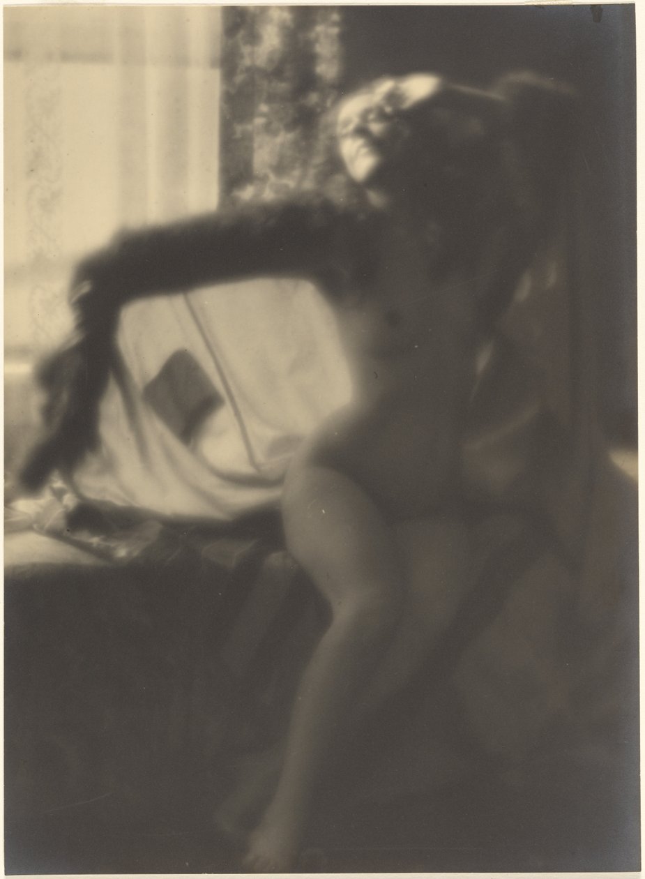 [Nudo femminile seduto sul letto] da Louis Fleckenstein