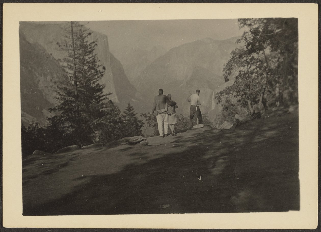 Figure in un paesaggio montano da Louis Fleckenstein