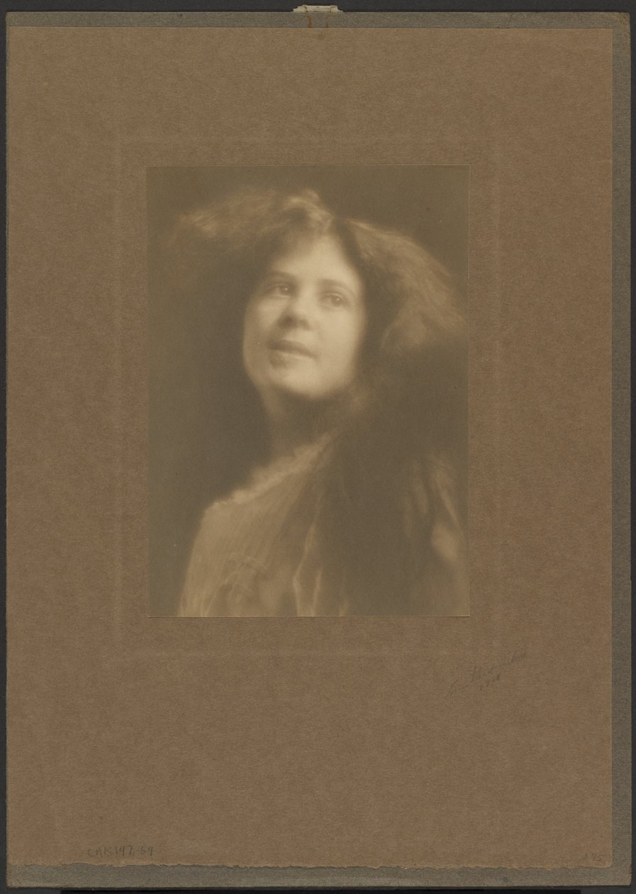 Ragazza con i capelli sciolti da Louis Fleckenstein