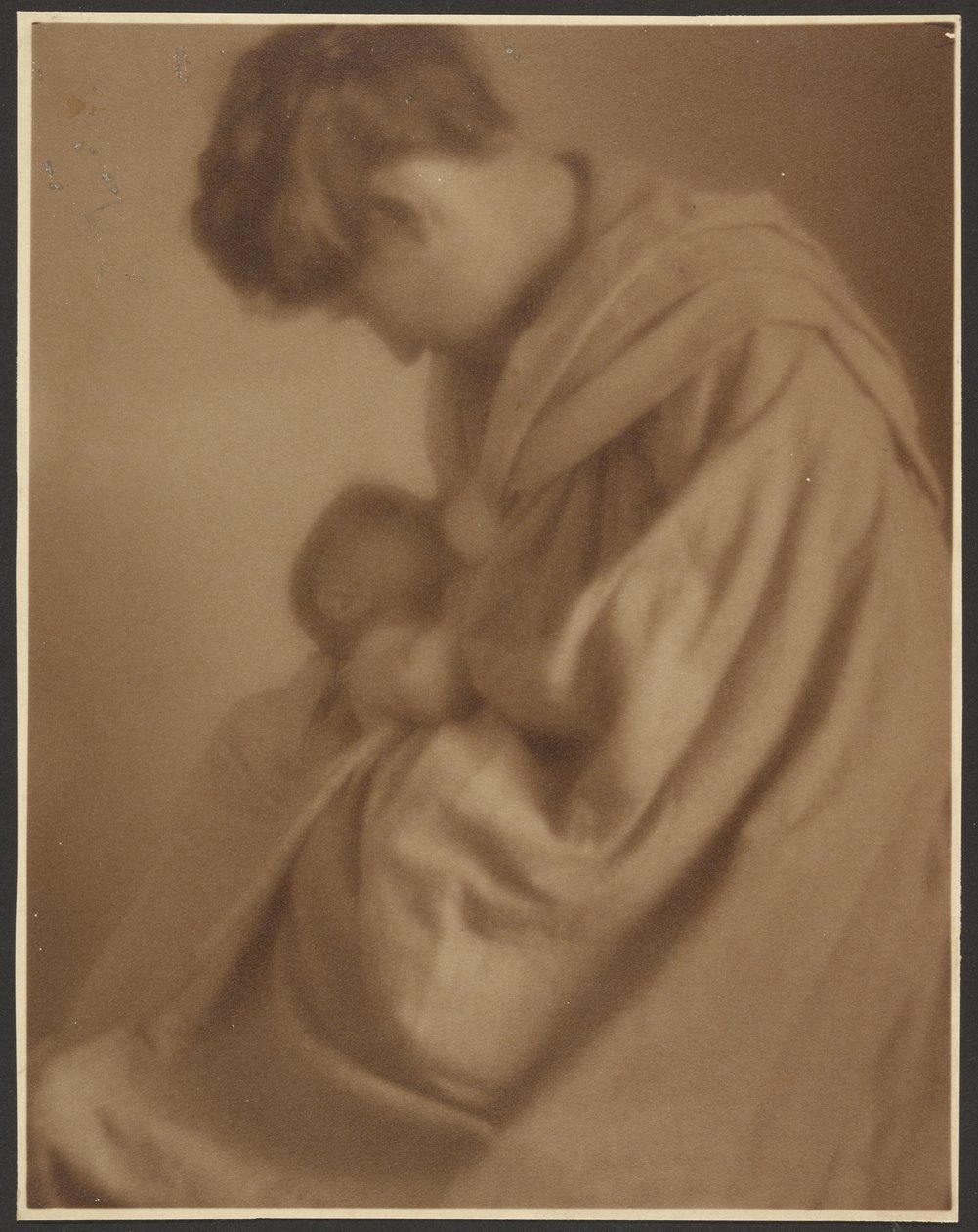 [Ritratto di una madre con il suo bambino] da Louis Fleckenstein