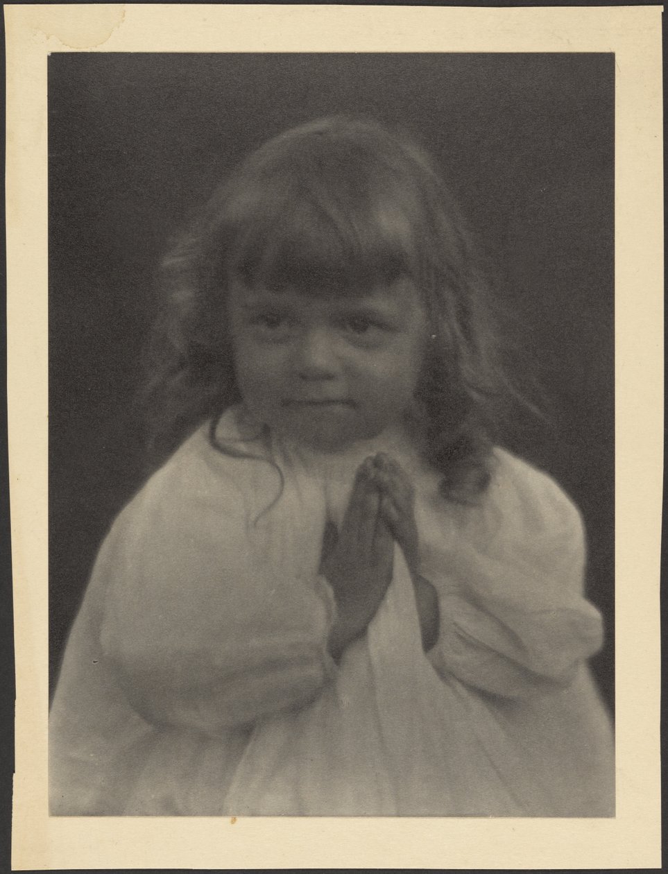 [Ritratto di un bambino in preghiera] da Louis Fleckenstein