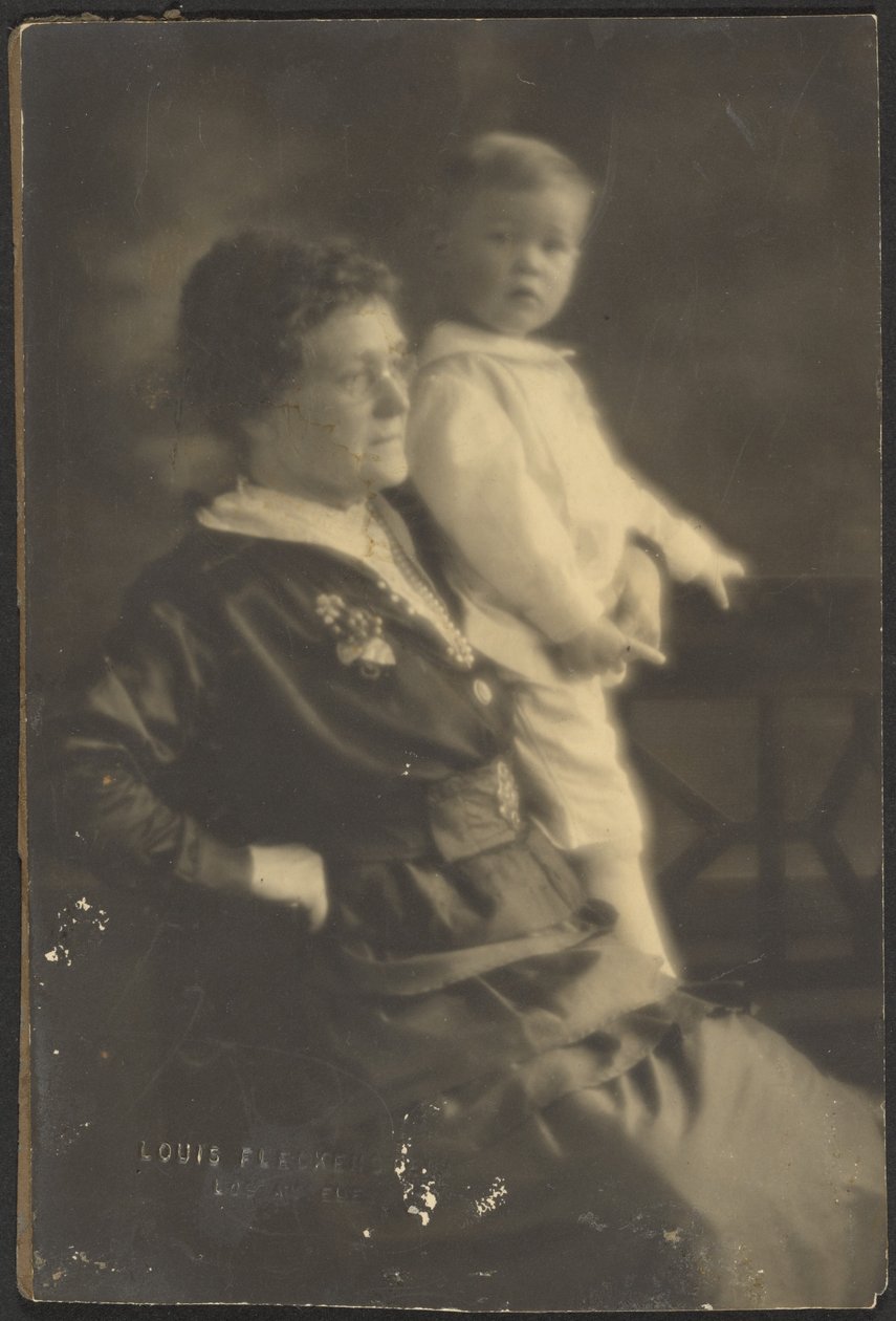 [Ritratto di una donna e di un bambino] da Louis Fleckenstein