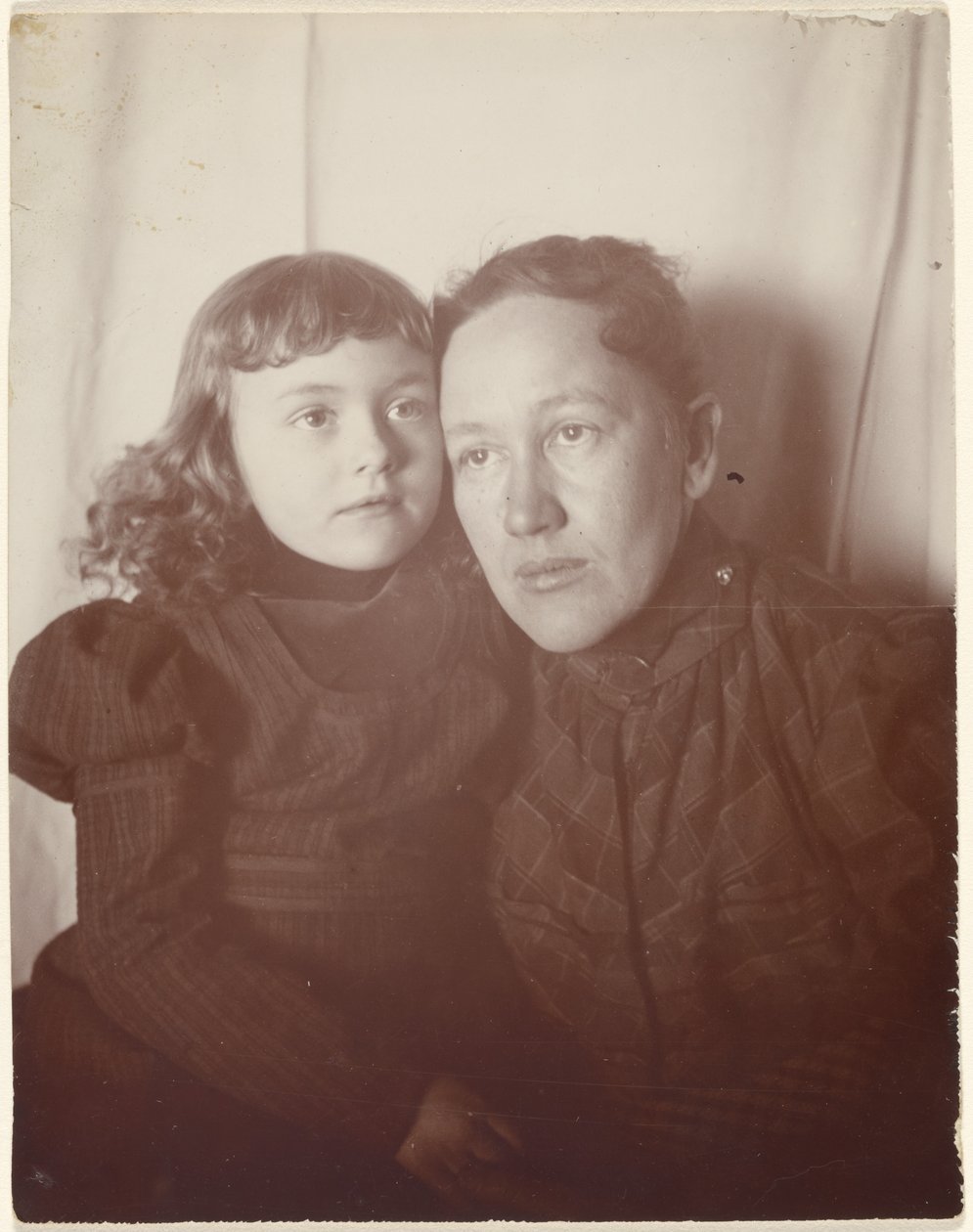 [Ritratto di una donna e di una ragazza] da Louis Fleckenstein
