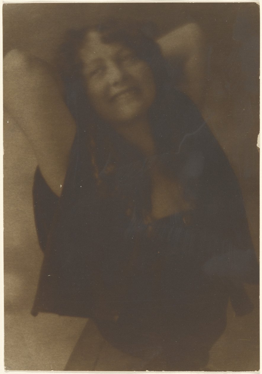 [Ritratto di donna con le braccia dietro la testa] da Louis Fleckenstein