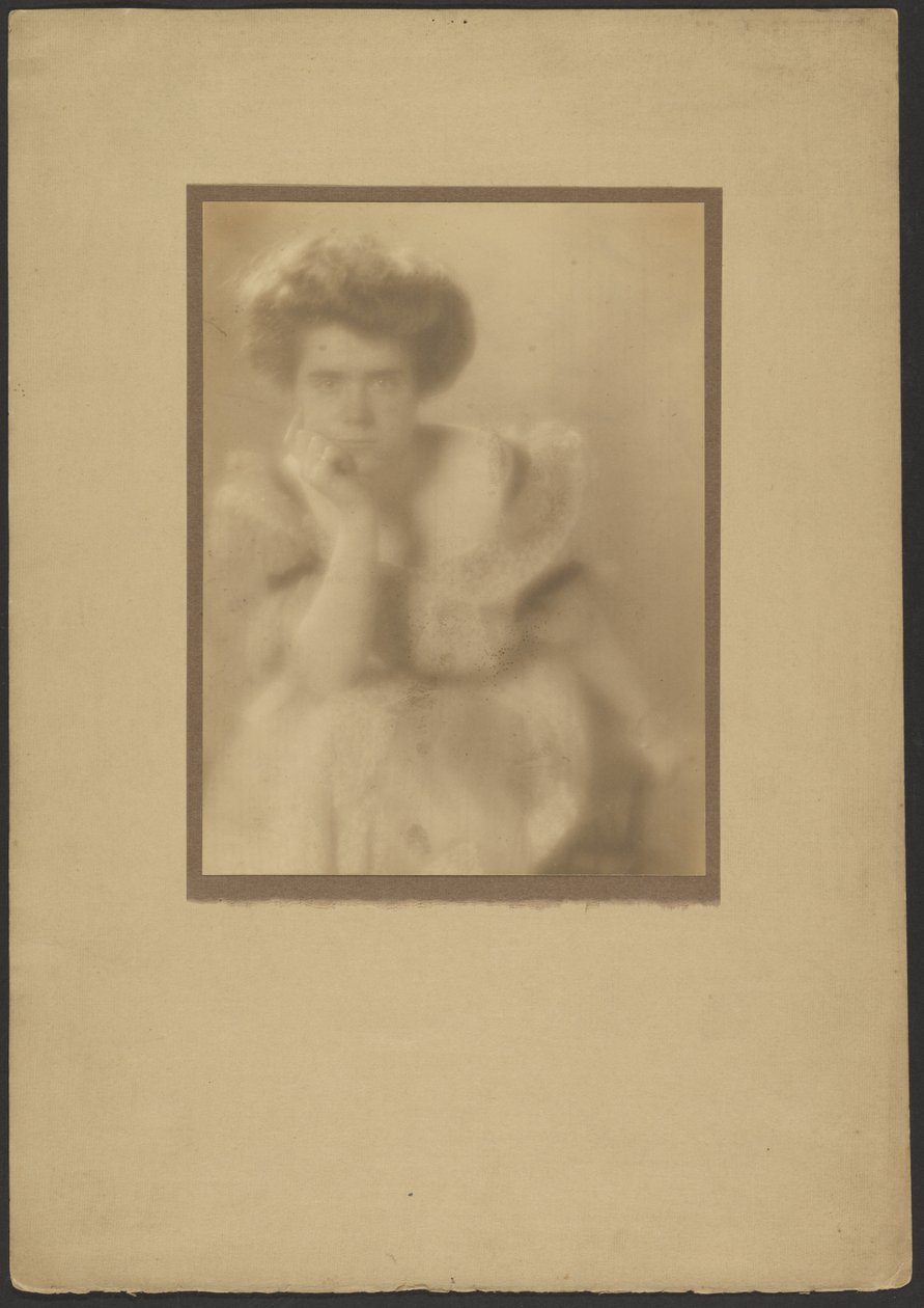 [Ritratto di una donna con la pettinatura alla Pompadour] da Louis Fleckenstein