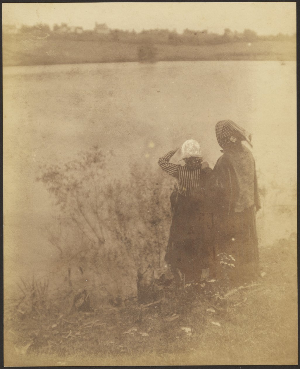 [Due donne in riva al lago] da Louis Fleckenstein