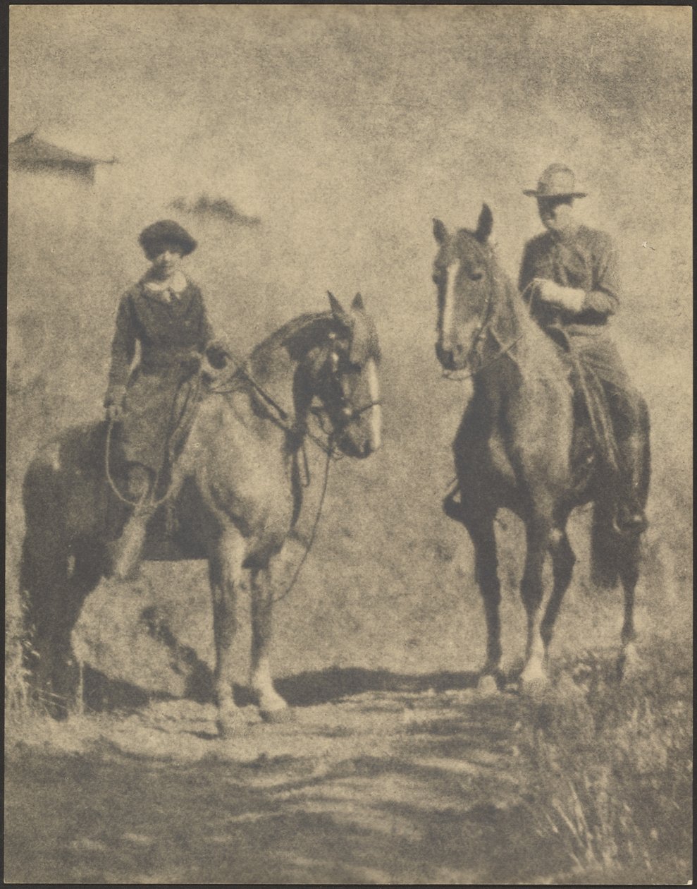 [Donna e uomo a cavallo] da Louis Fleckenstein
